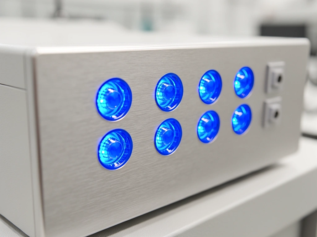 Precision analytical instrumentation display